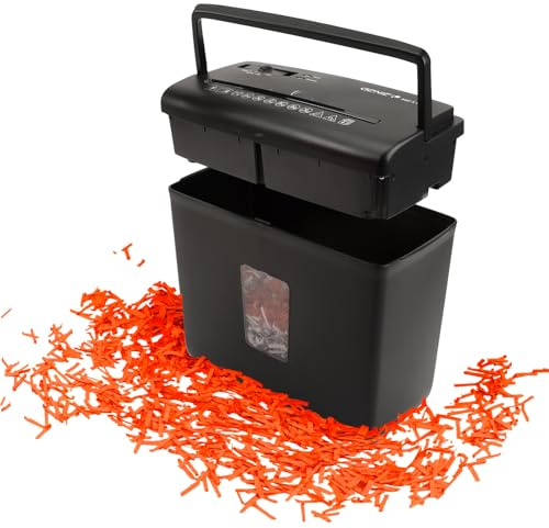 Genie 440 X II Schredder Aktenvernichter P4 | Praktischer Papierschredder mit Partikelschnitt | 9L Auffangvolumen & Auto-Start-Stopp | Kompakter Aktenschredder für Zuhause oder Büro | Shredder Papier