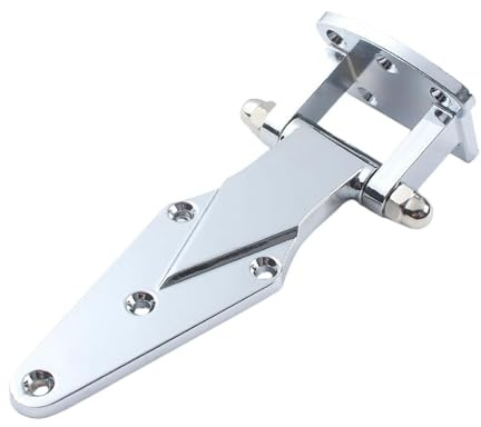 TUXCAXI Bisagra de cerradura de puerta cámara frigorífica almacén granero Bisagras puerta refrigerador diseño horno caja industrial Características, Plata, Para espesor 2.5 cm
