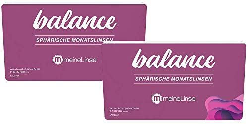 meineLinse balance sphärische Monatslinsen 6er|Dp:-2.00Bk:8.60Dm:14.00
