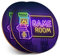 2 x Round Coasters - Retro Game Room Arcade Sign - Cork Backed Home Kitchen Accessory Tea Coffee Mug Mat #14767