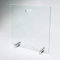 BIJON Kaminschutzgitter aus Spezial-Sicherheitsglas, Hitzeschutz Funkenschuztgitter, Ofenschutzgitter aus echtem ESG-Glas, Kamin Ofen Glas Funkenschutz FIREpro - 80 x 80 cm
