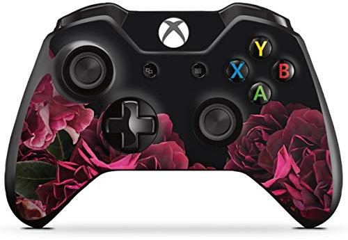 DeinDesign Skin kompatibel mit Microsoft Xbox One Controller Folie Sticker Rose Vintage pink