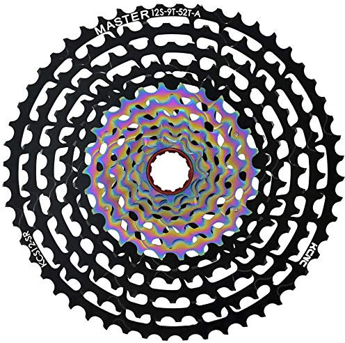 KCNC 12-fach Kassette 9-52 Zähne für SRAM XD Korpus, schwarz, KCS12-001BK, SK2099-N