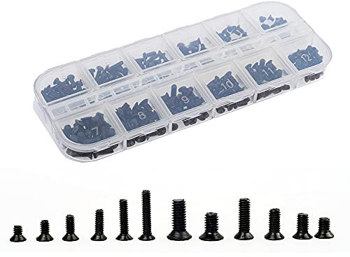 QTEATAK 240Pcs Laptop Notebook Computer Replacement Screws Kit for Laptop Computer SSD Hard Disk SATA