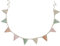 Mushie Girlande, Unisex, Wimpelkette für Kinder- & Babyzimmer | Girlande Kinderzimmer Deko | Wimpelgirlande 100% Bio-Baumwolle | angenehm weich & verspielt