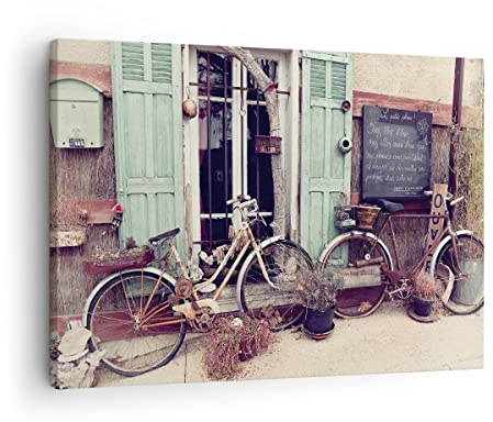 ARTTOR Bilder auf Leinwand 70x50cm Wandbild Sonstige Vintage - 4588