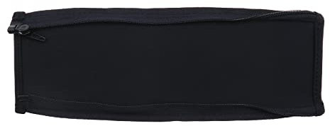 ECSiNG Headphone Headband Cover Headband Cushion Protector with Zipper 22x8.5 cm Compatible with Sennheiser HD598 HD579 HD595 HD599 HD559 HD569 HD518 HD555 HD558 Black