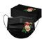 Jiabing 50 Stück Einweg Erwachsene Mundschutz Blumen Mund und Nasenschutz Blumenmotiv 3-lagig Einmal MNS Halstuch Makse Frühling Sommer Staubdicht Atmungsaktiv Mund-Tuch Bandana Schals