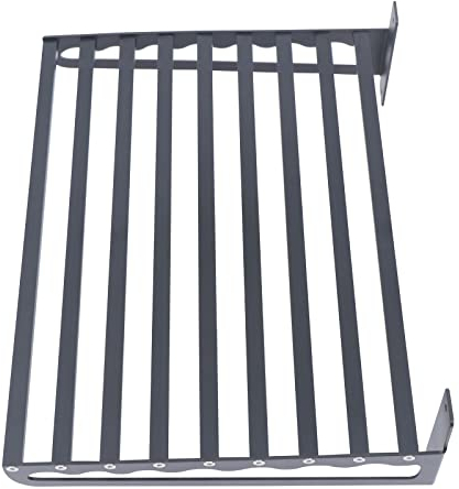 Support mural en aluminium pour micro-ondes - 50 cm - Noir - Pour la plupart des fours à micro-ondes