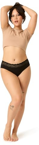 Modibodi Women’s Period Pants High Waist Lace Bikini Moderate Flow 30ml Leakproof Absorbent Underwear Reusable Comfortable