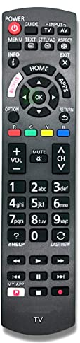 BELIFE® Fernbedienung passend für Panasonic TV TX-55HX940E | TX-55HXW944 | TX-55HXX889 | TX-55HZ1000E | TX-55HZ1500E | TX-55HZ980E | TX-55HZC984 | TX-55HZW984