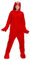 Maskworld Die Sesamstraße Elmo Kostüm - rot - Größe: L-XL - Verkleidung Karneval, Halloween, Motto-Party