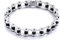 Gionatan Shop Bracciale catena bici acciaio inossidabile per uomo donna moto bicicletta colore argento braccialetto