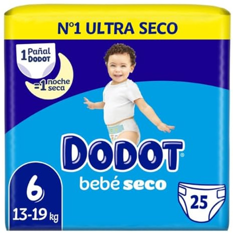 Dodot Bebé Seco Small Pack Talla 6-25 uds.