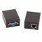 KOSDFOGE Vga vers Ethernet, sur Câble Réseau RJ45 Cat Cat6 Adaptateur Répéteur D'extension De Signal VGa 200Ft/60M 1 émetteur 1 Récepteur