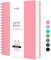 RETTACY Notizbuch B5 Dotted, Bullet Journal Spiral-Notizbuch Gepunktet mit 300 Seiten, Softcover Ringbuch 100 g/m² Dickes für Frauen Männer Arbeit Büro Schule, 14.5 x 21cm - Rosa