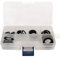 30 Pièces Joints d'Étanchéité pour Climatisation, Jeu de Bagues d'Étanchéité, Kit de Joint de Compresseur AC avec Boîte de Rangement Transparente, Universel Portable Léger pour
