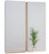 Vicco Badspiegelschrank Gloria, Badezimmerspiegel, Weiß/Sonoma, 70.4 x 84 cm mit 2 Türen