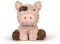 Herfair Kuscheltier Schwein Plüschtier Kawaii Plüsch Kissen zum Kuscheln & Spielen Wurfkissen Dekokissen Stofftier Plüsch Spielzeug Geschenke für Kinder (21 cm/8.2 in)