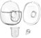 Breast Pump Parts Flange Shield 24mm Duckbill Valve Silicone Diaphragm Milk Collector Cup Set Overall Replacement Accessories Portable Compatible with Lansinoh NCVI Nuliie NICEGREEN Life S32, 4 Pcs