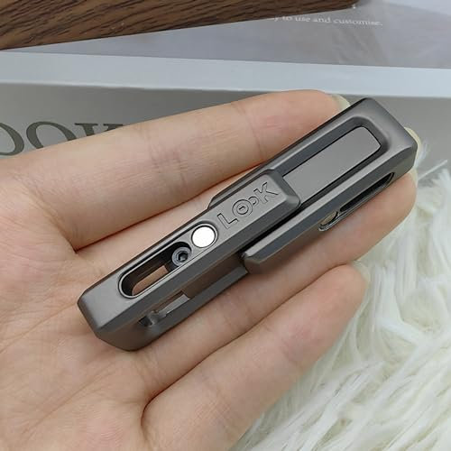T-Conceal Fidget Slider EDC Push Haptic Slider Double Xlock Spielzeug Erwachsene Stressabbau Geschenke