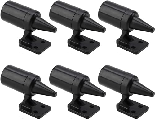 Votvlog 6 Piezas Silbatos Ultrasonidos para Ciervos, Ahuyentador Advertencia para Vehiculos de Vida Silvestre, Alerta de Animales para Todo Tipo de vehículos, Coche, Moto, Quad, Camión (Negro)