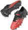 Mufanton Zapatos de Fútbol Niño Spike Aire Libre niños Calzado de Fútbol Profesionales Atletismo Entrenamiento Botas de Fútbol Adolescentes,Negro Rojo,EU36
