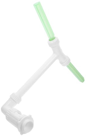 KITANDOVE Dual Spray Pool Waterfall Fountain Fluorescent Double Head Aerator for In-ground above Ground Pools