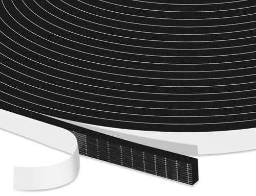 YIMIKI Strong Adhesive Draught Excluder Foam Tape, Foam Door Weather Seal Strip, Soundproof Shockproof Door Window Gap Sealing, Shockproof Window Draught Excluders Seals, Total 10M