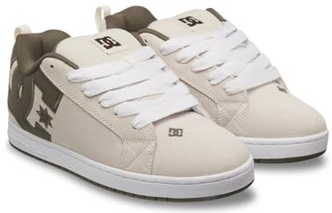 DC Shoes Court Graffik - Leather Shoes for Men - Lederschuhe - Männer - 40 - Grün