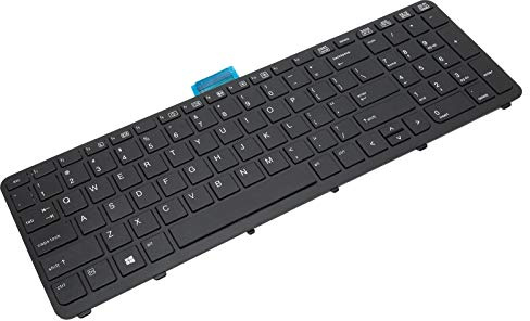 Schlanke Tastatur, Leise Tastatur für ZBOOK 15 G1 17 G1 US-Tastatur Ultra-leise ABS-Computertastatur Laptop-Computerzubehör