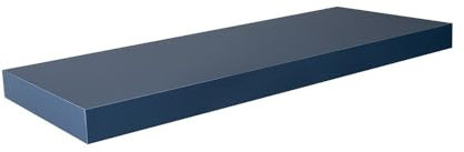 Velano - Bücherregal Wand - Wandregal 60x23,5 cm - Regal Wand - Schweberegal - Hängeregal - Regalbrett - Blau - Küchenregal - Bücherregal Kinder - Deko Wohnzimmer - Gewürzregal Wand