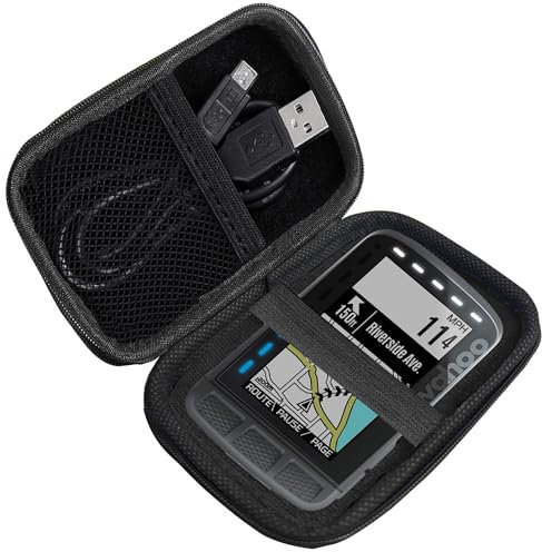 Blueshaweu MP3 Player Tasche Kompatibel für Wahoo Fitness ELEMNT ROAM GPS Fahrradcomputer– Schutzhülle mit Platz für Ohrhörer, USB-Kabel & Speicherkarte – Kompatibel mit Wahoo Elemnt Roam (für V2)
