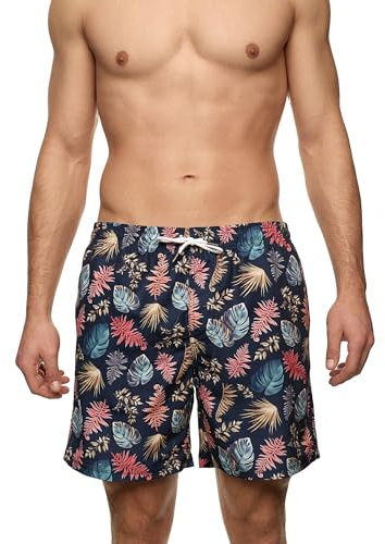 Indicode Herren INAntorgos Badehose mit superweicher Innenhose | Badeshorts für Männer Navy, XXL