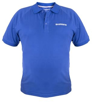 Shimano Short Sleeve Polo Blue - XXXL