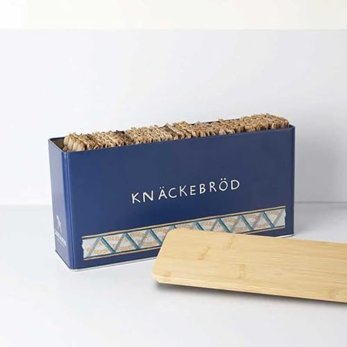 Leksands rechteckige blechdose für Knäckebrot