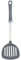KitchenCraft Professional Nylon Round Slotted Food Turner con impugnatura morbida, 36 cm (14), Argento/Grigio, 36 x 10,5 x 3 cm
