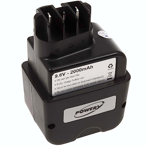 Batterie pour perceuse visseuse sans Fil Metabo A BE 9,6/ 2RT / BE at 9,6/ 2R+L, 9,6V, NiMH [ Batterie Outil électroportatif ]