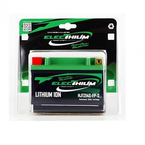 Batterie Lithium Electhium pour Moto Yamaha 1000 Fz1 Fazer N/S 2006 à 2015 HJTZ14S-FP-S / YTZ14S-BS / 12.8V 4.5Ah Neuf