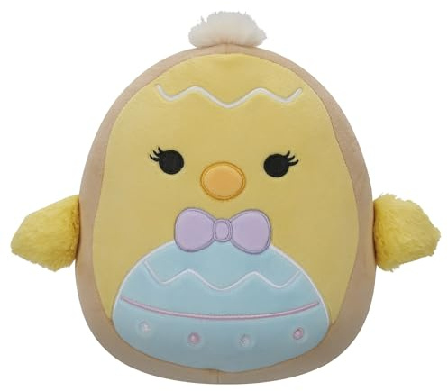 Squishmallows SQER01487 - Aimee der gelbe Küken‑Keks 19 cm, offizielles Jazwares Plüsch, superweiches Kuscheltier