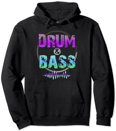 Drum and bass Pullover Hoodie