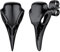 FaithHeart schwarz Raven Skull Ohrstecker für Herren Männer Viking Rabenschädel Ohrstecker mit Geschenkebox für Vatertag Weihnachten