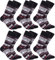 BRUBAKER 6 Paar Weihnachtssocken für Damen und Herren - Weihnachtsmotiv Let It Snow - Baumwolle Socken Weihnachten