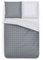 Träumschön Biber Bettwäsche Set 2tlg 155x220 cm + 80x80 cm – Flauschige Bettwäsche Grau – Weiche Winterbettwäsche mit Karo Design - Atmungsaktiv, Warm & Hautfreundlich - 100% Baumwolle