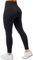 TAYOEA Damen Sport Leggings Gym Workout Blickdicht Scrunch Butt Yogahose Push Up Leggings Schwarz,M