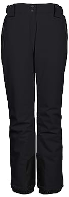 killtec Damen Skihose/Funktionshose mit Kantenschutz und Schneefang KSW 94 WMN SKI PNTS, schwarz, 40, 40842-000