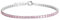 Bracciale Unisex Tennis Rosa in Argento 925 rodiato - Collezione Rainbow Les Folies (19)