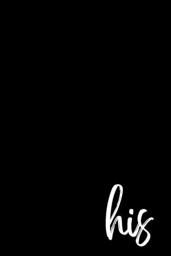 His Vows: A Notebook for Him to Help Write Out His Vows, 90 lined pages, A Wedding Notebook