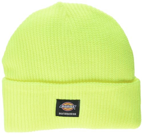 Dickies Herren Skateboarding Cuffed Beanie-Mütze, gelb, Einheitsgröße