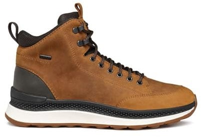 Geox U Spherica Actif X2, Stivale alla Caviglia Uomo, Ochre Dk Coffee, 43 EU